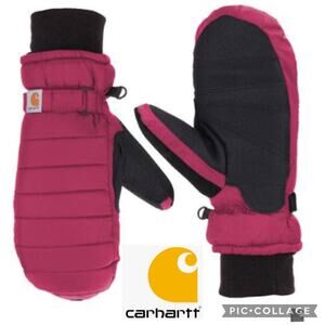 Carharrt WOMEN'S QUILTS MITT STYLE #WA625 in crabapple color